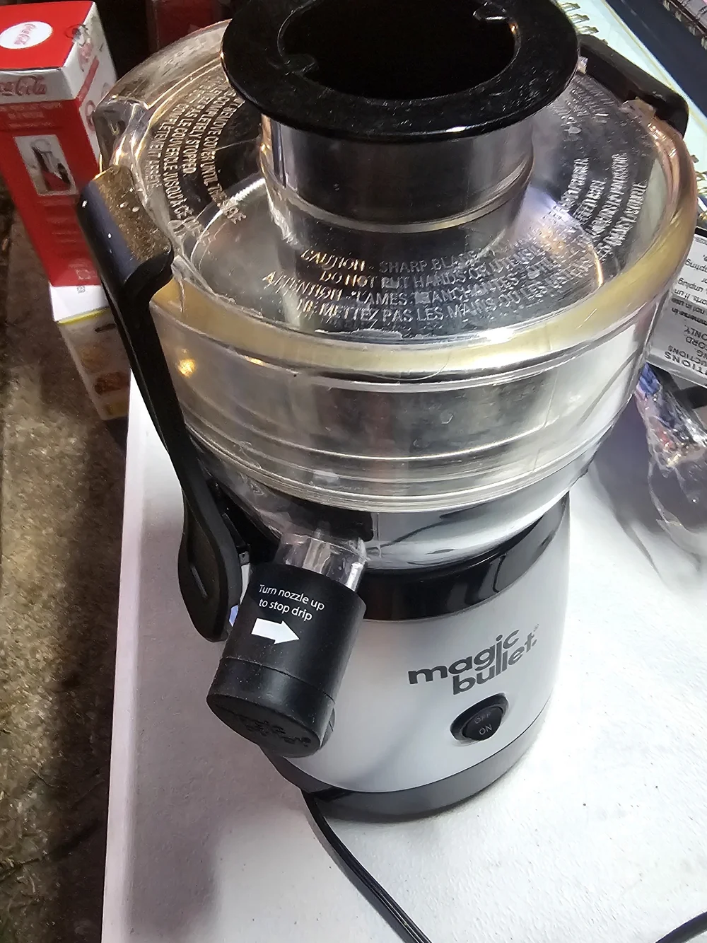 Magic Bullet Silver Coffee Grinder - Compact Kitchen Tool